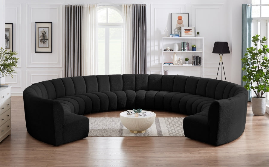 Tissu Boucle Infini 10pc. En coupe