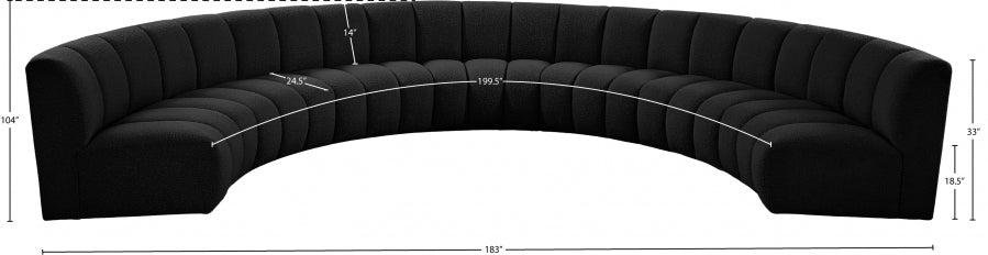Tissu Boucle Infini 7pc. En coupe