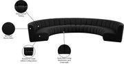 Tissu boucle infini 8pc. En coupe