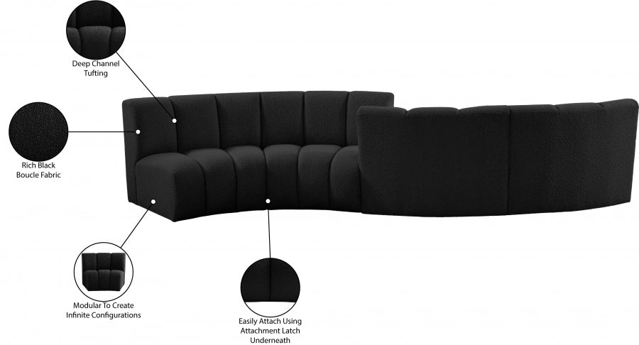 Tissu Boucle Infini 4pc. En coupe