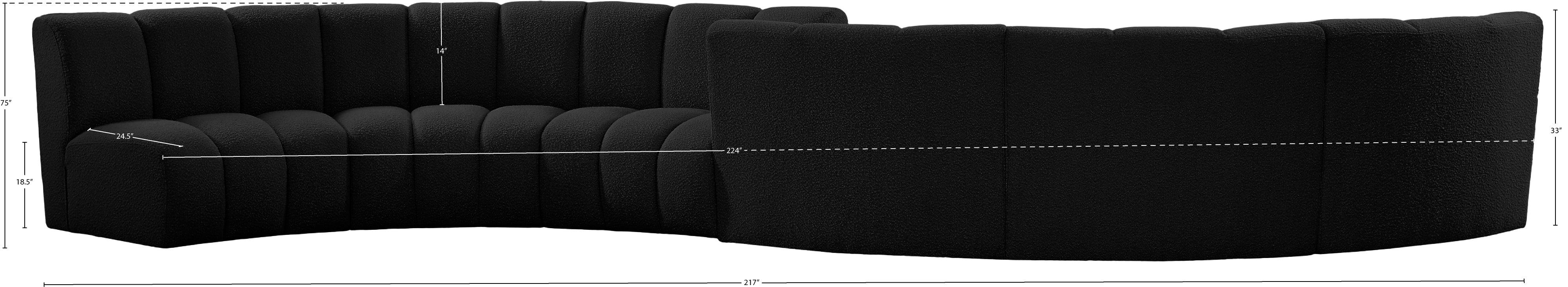 Tissu Boucle Infini 6pc. En coupe
