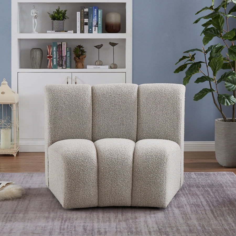 Chaise modulaire en tissu Infinity Boucle