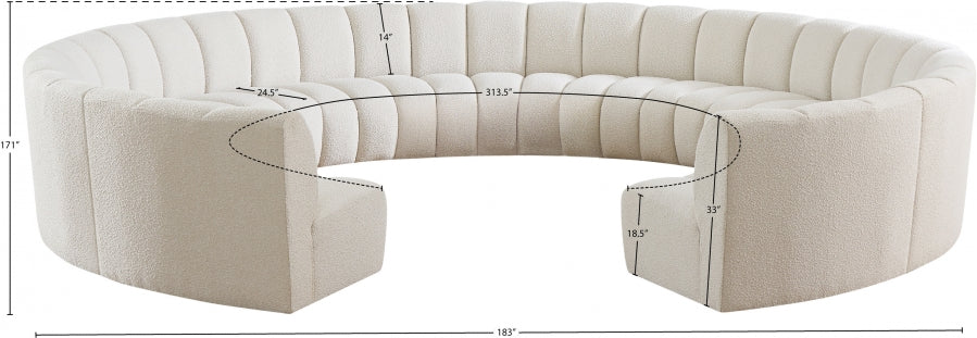 Tissu Boucle Infini 11pc. En coupe