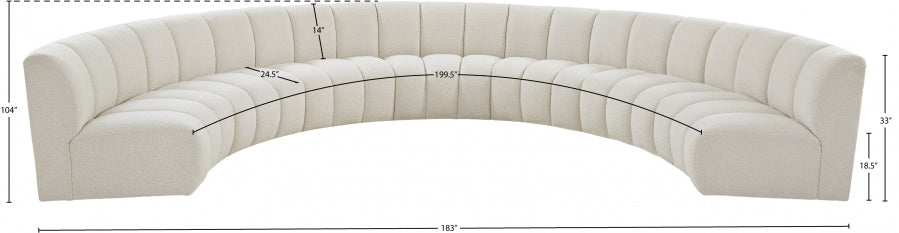 Tissu Boucle Infini 7pc. En coupe