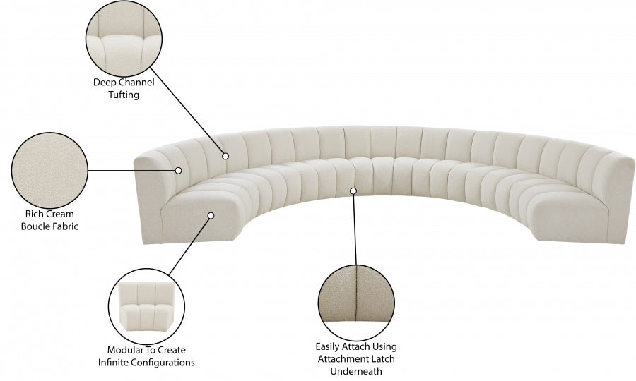 Tissu Boucle Infini 7pc. En coupe