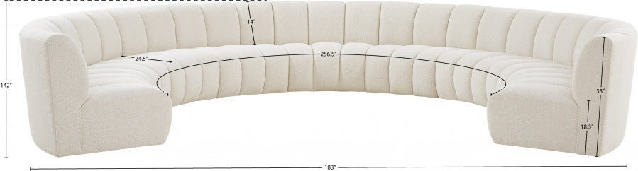 Tissu Boucle Infini 9pc. En coupe