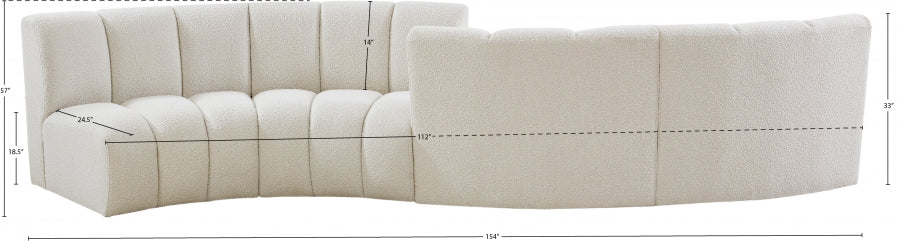 Tissu Boucle Infini 4pc. En coupe