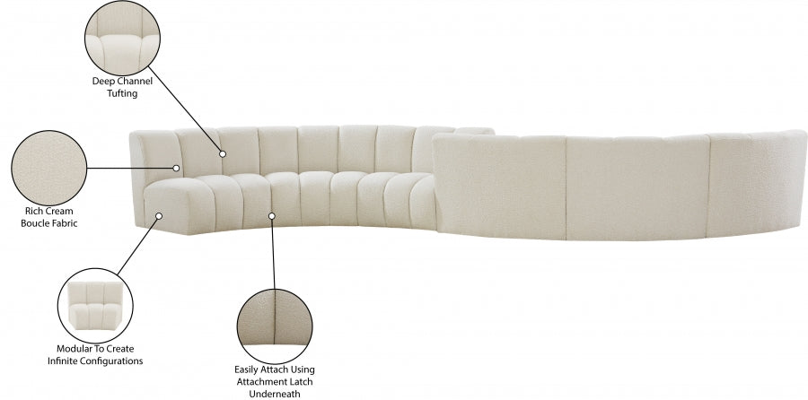 Tissu Boucle Infini 6pc. En coupe