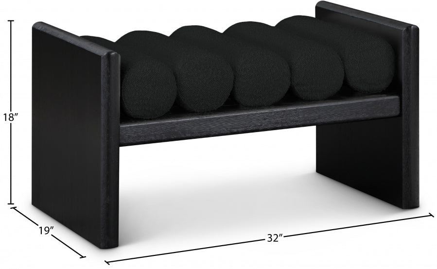 Banc en tissu boucle Waverly