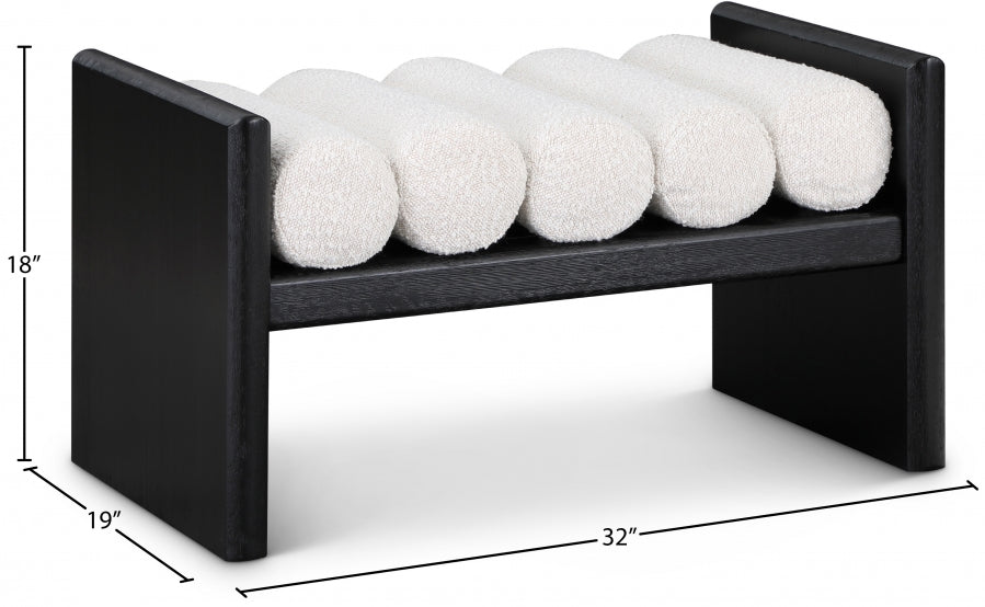 Banc en tissu boucle Waverly