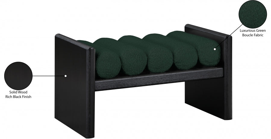 Banc en tissu boucle Waverly