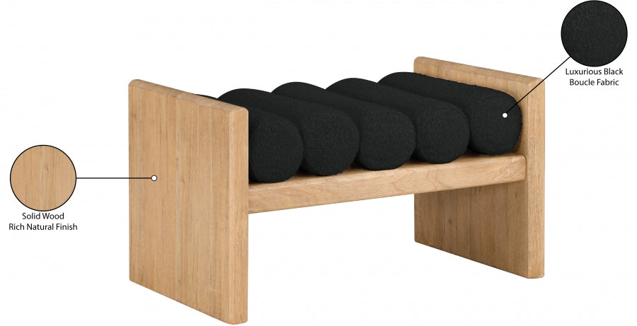 Banc en tissu boucle Waverly