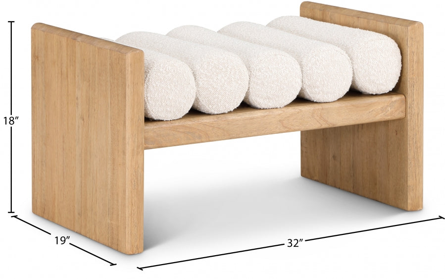Banc en tissu boucle Waverly