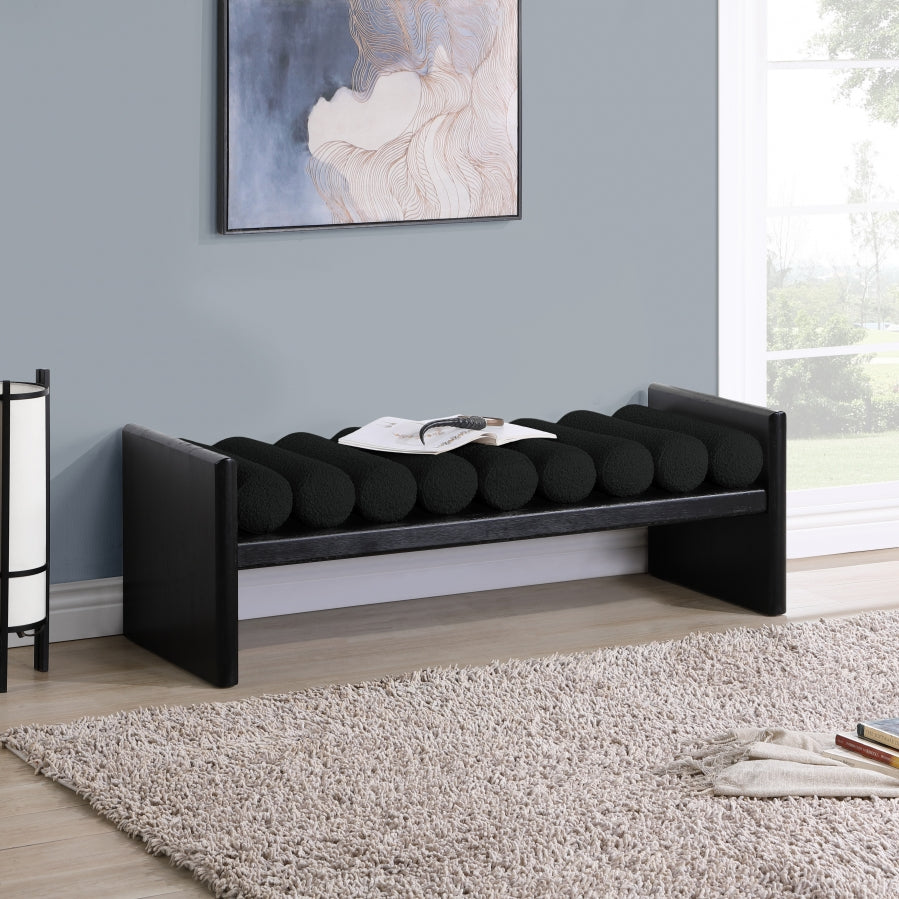 Banc en tissu boucle Waverly