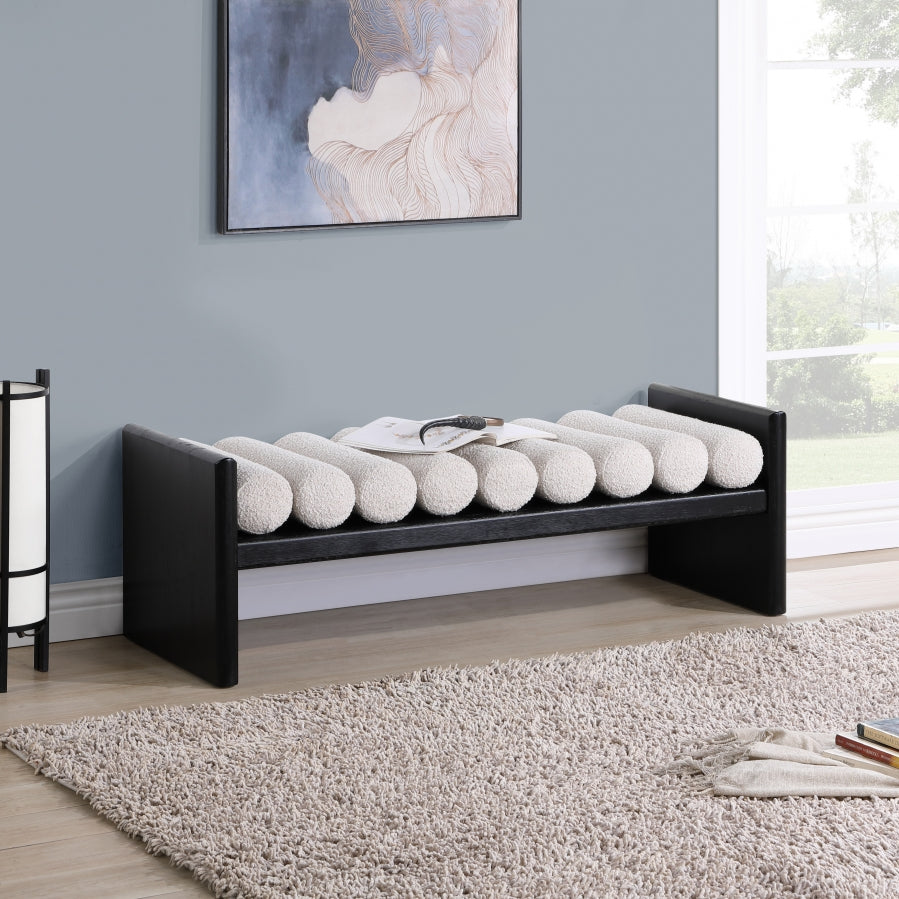 Banc en tissu boucle Waverly