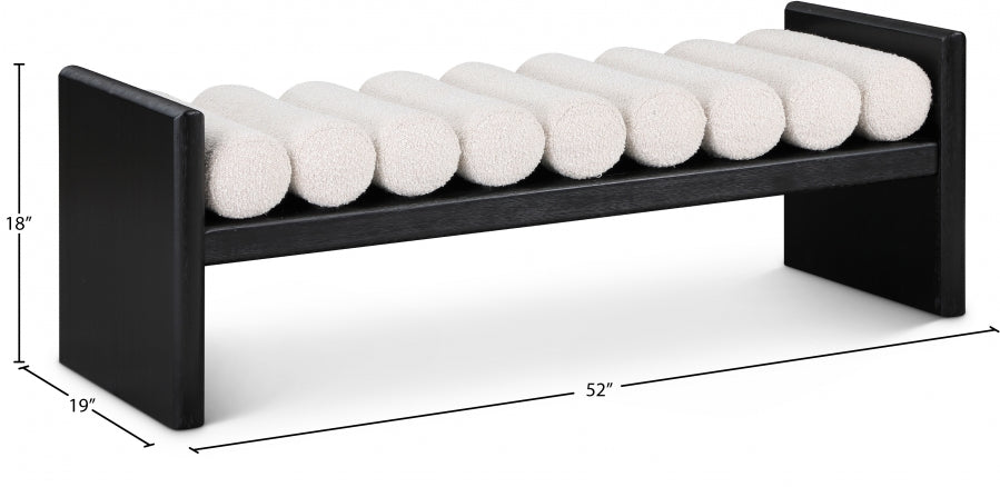 Banc en tissu boucle Waverly