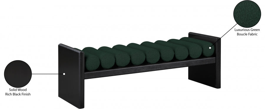 Banc en tissu boucle Waverly