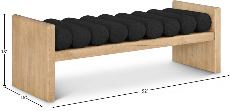 Banc en tissu boucle Waverly