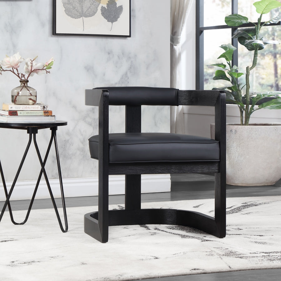 Chaise de salle à manger en cuir végétalien Manchester