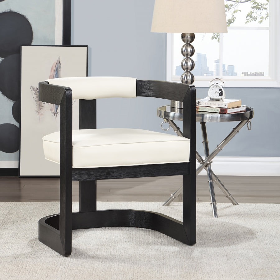 Chaise de salle à manger en cuir végétalien Manchester