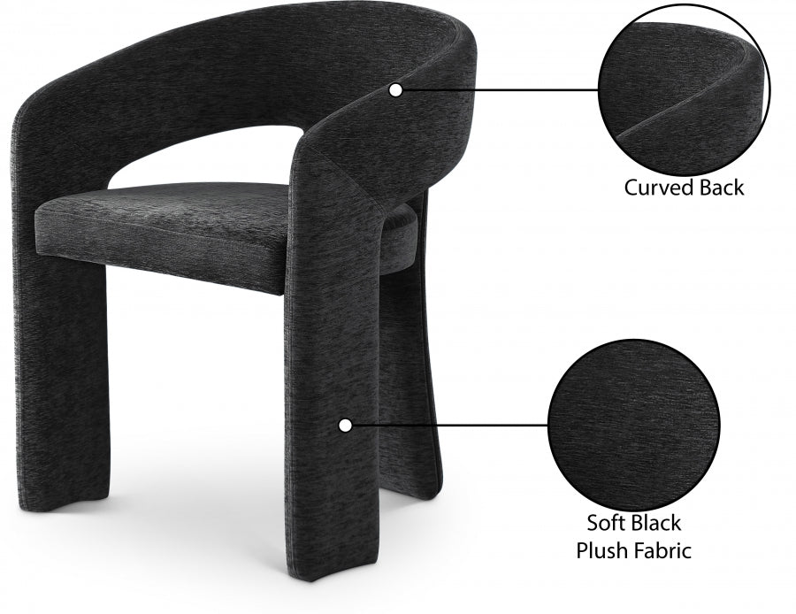 Chaise de salle à manger en tissu Rendition