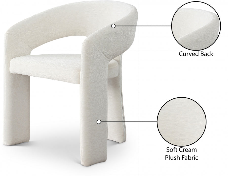 Chaise de salle à manger en tissu Rendition