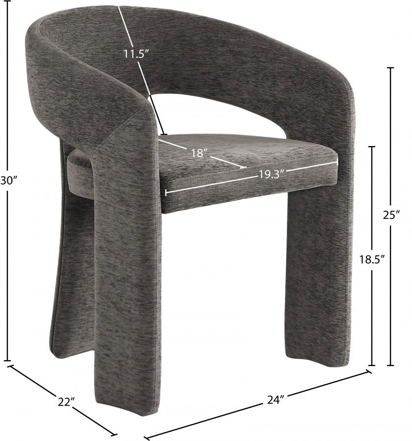 Chaise de salle à manger en tissu Rendition