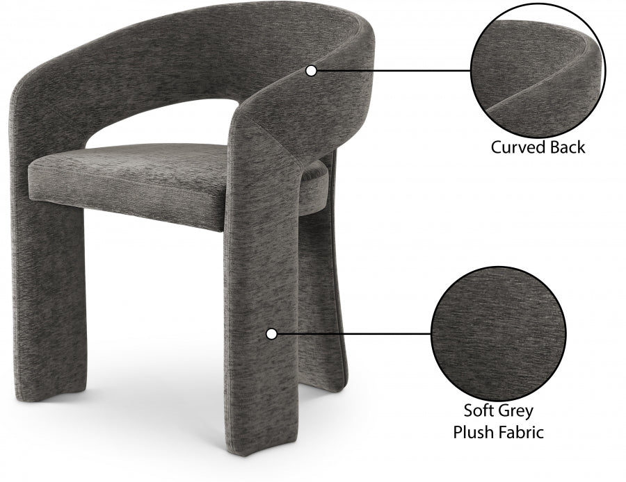 Chaise de salle à manger en tissu Rendition