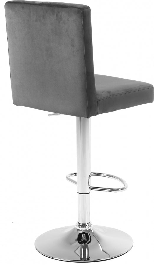 Barre réglable en velours Joel | Tabouret de comptoir