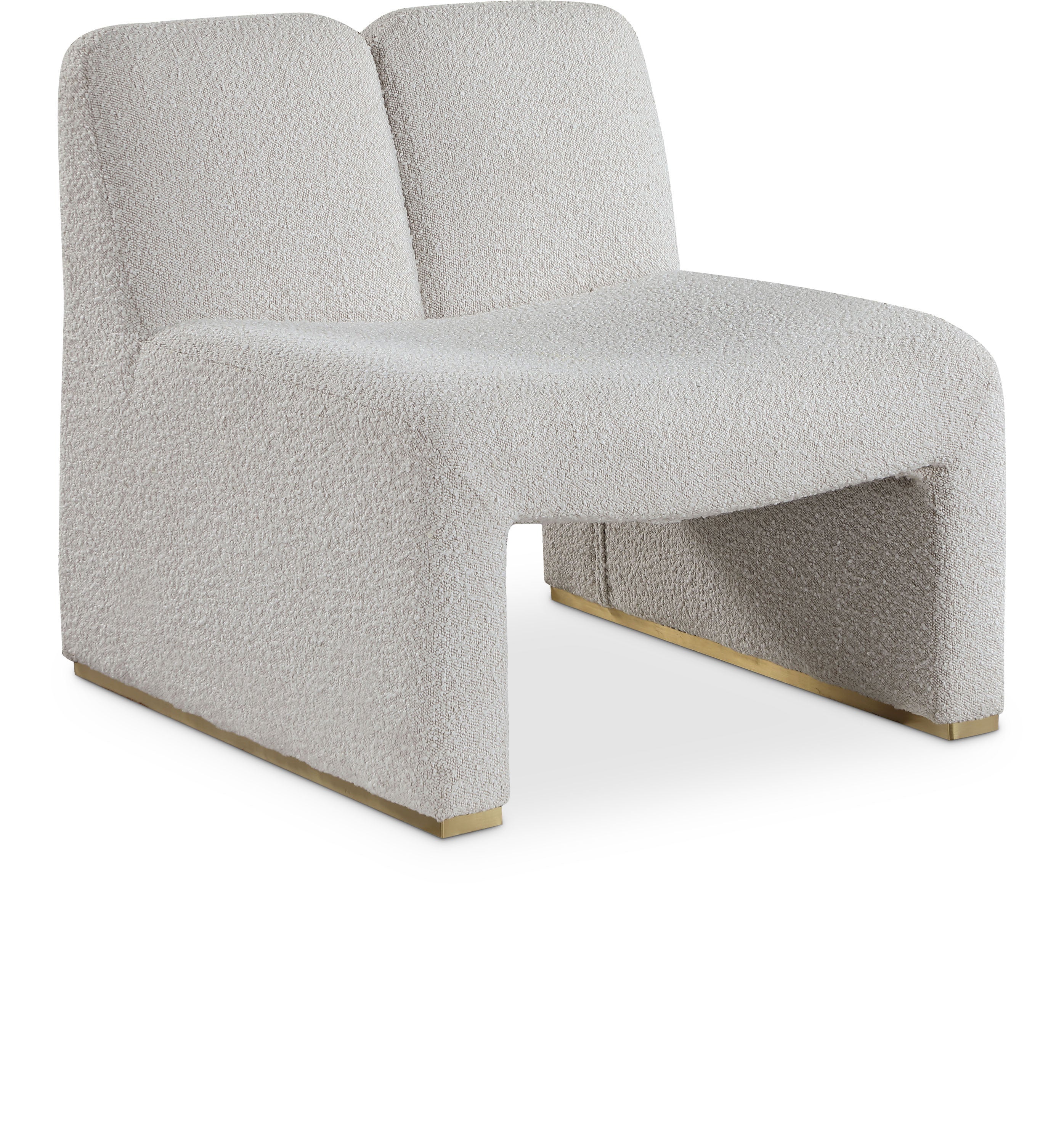 Fauteuil d'appoint en tissu boucle Alta