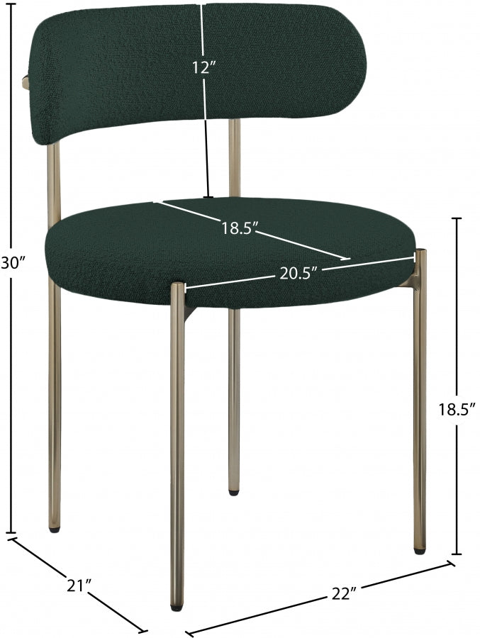 Chaise de salle à manger en tissu Beacon Boucle