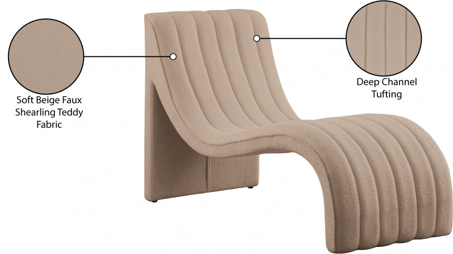 Méridienne en tissu Teddy Orian