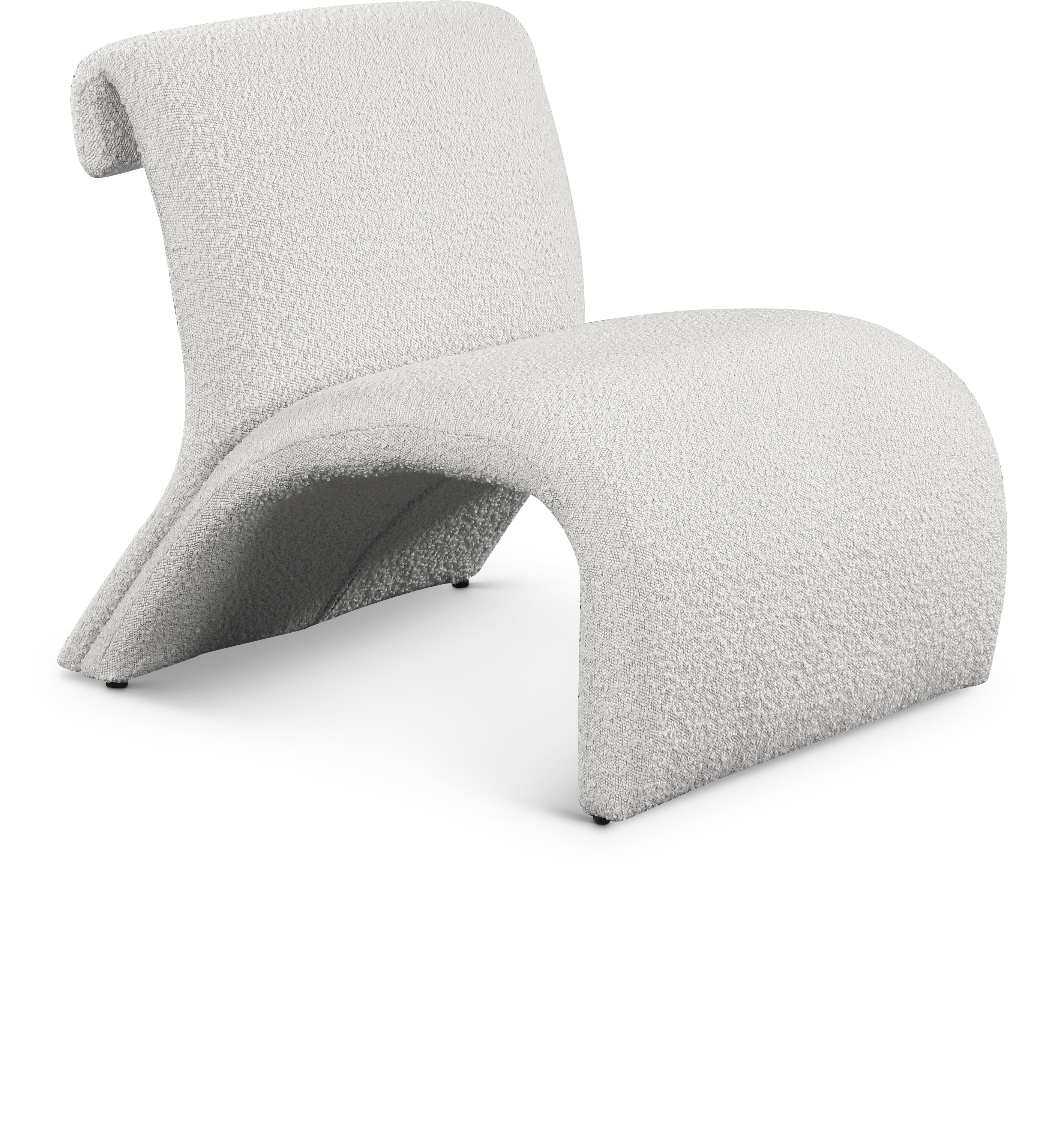 Fauteuil d'appoint en tissu boucle Mulberry