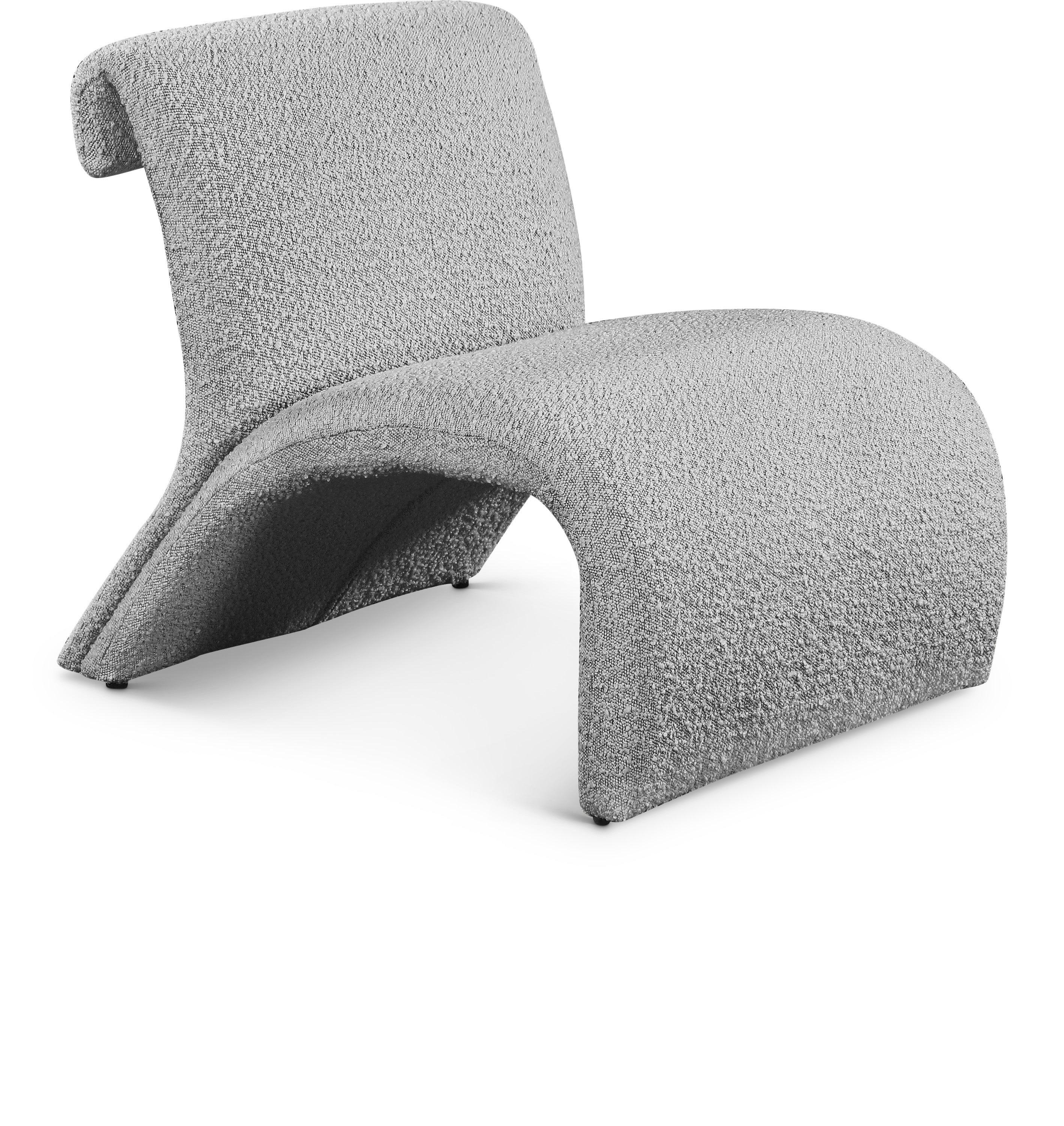 Fauteuil d'appoint en tissu boucle Mulberry