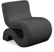 Fauteuil d'appoint en tissu boucle Désirée