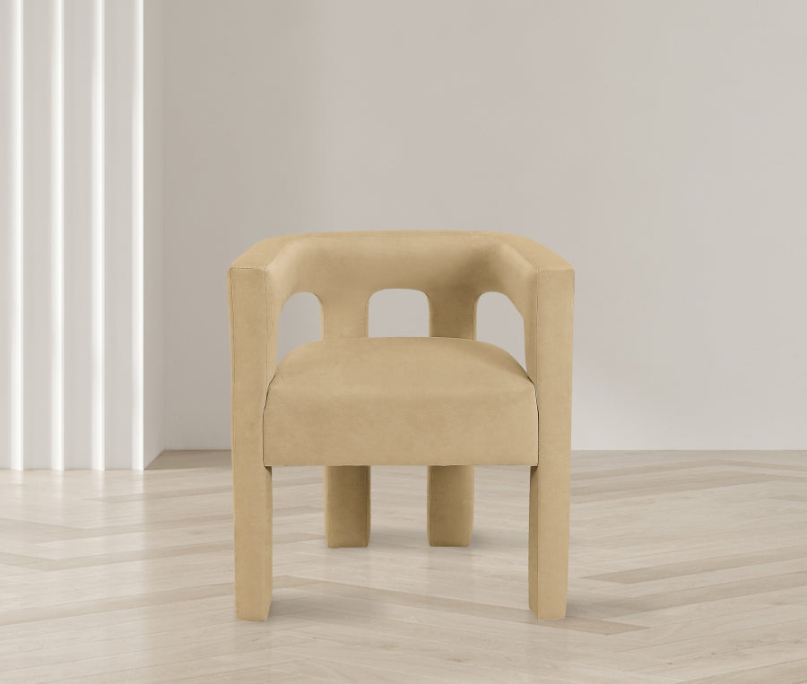 Chaise de salle à manger en velours Athena