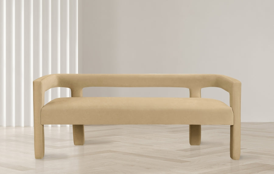 Banc en velours Athena
