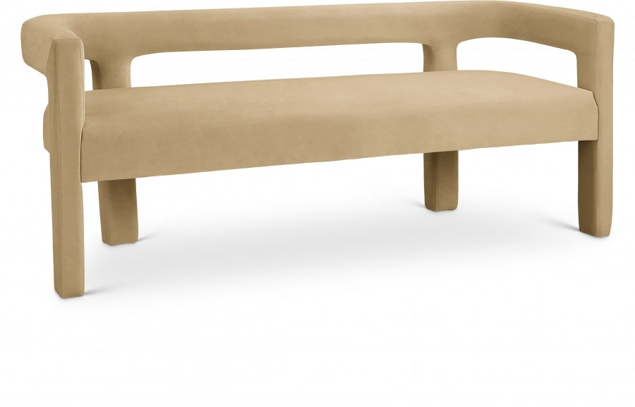 Banc en velours Athena