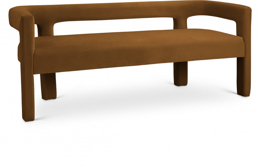 Banc en velours Athena