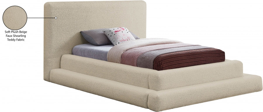 Lit simple en tissu Dane Teddy