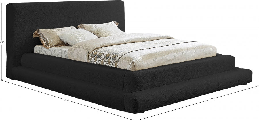 Lit King grand En Tissu Dane Teddy