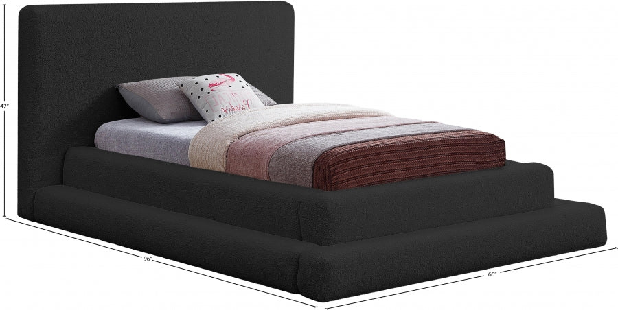 Lit simple en tissu Dane Teddy