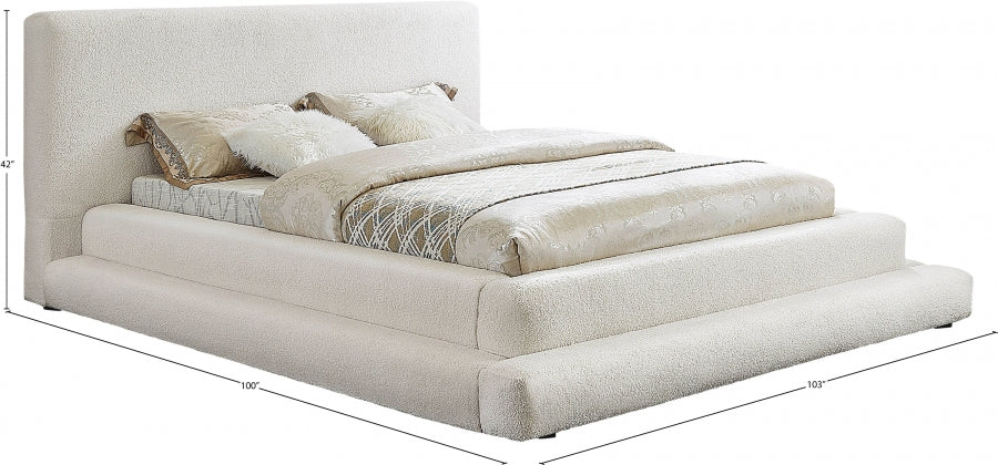 Lit King grand En Tissu Dane Teddy