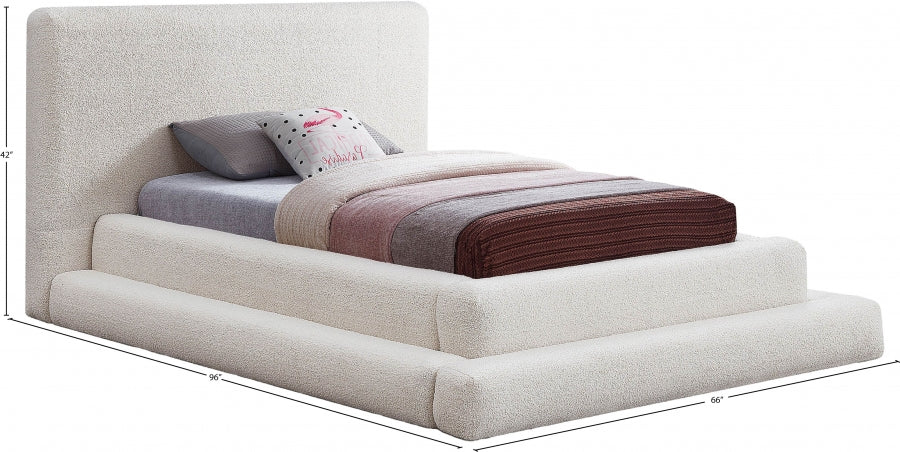 Lit simple en tissu Dane Teddy