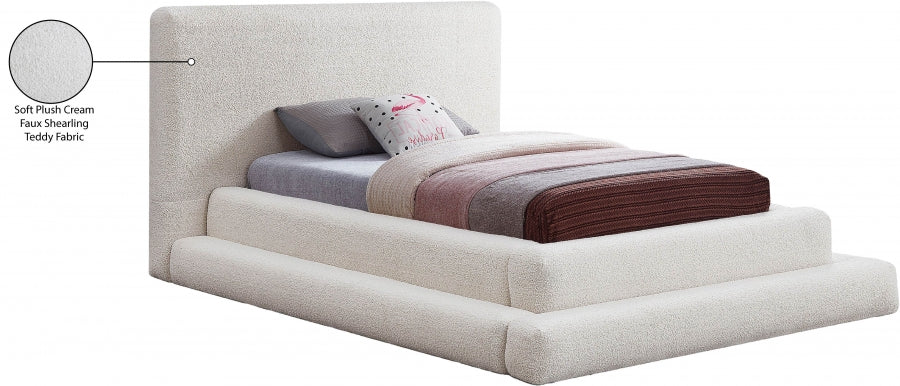 Lit simple en tissu Dane Teddy
