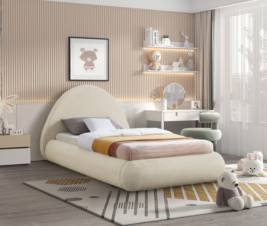 Lit simple en tissu Rudy Teddy