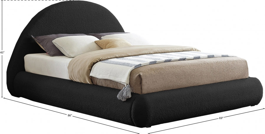Lit double en tissu Rudy Teddy