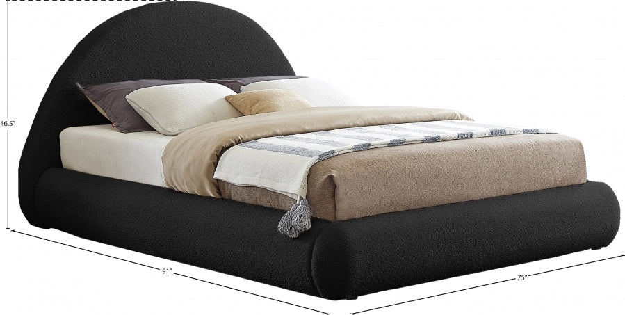 Lit queen en tissu Rudy Teddy