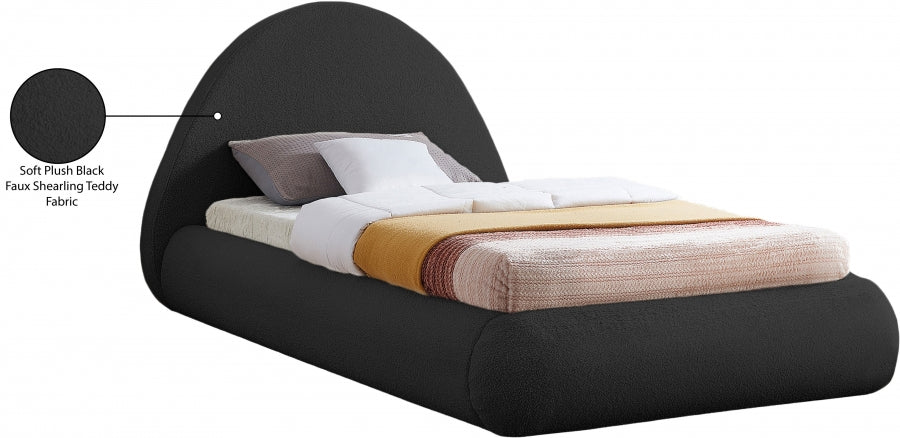 Lit simple en tissu Rudy Teddy
