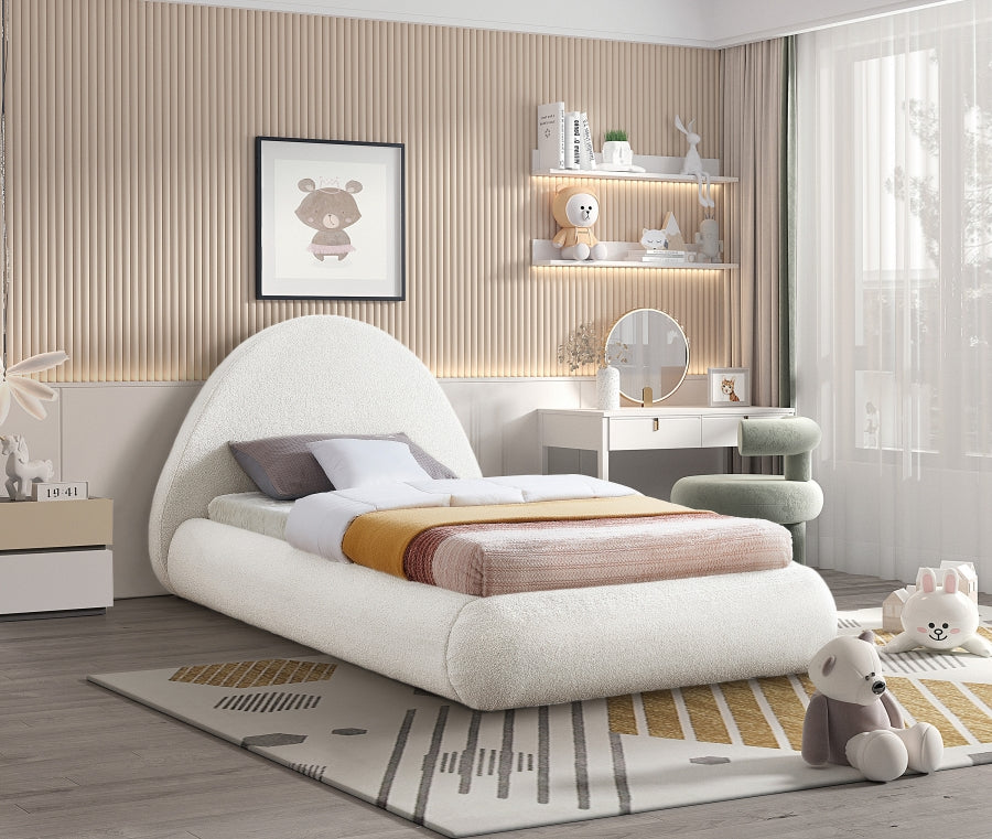 Lit simple en tissu Rudy Teddy